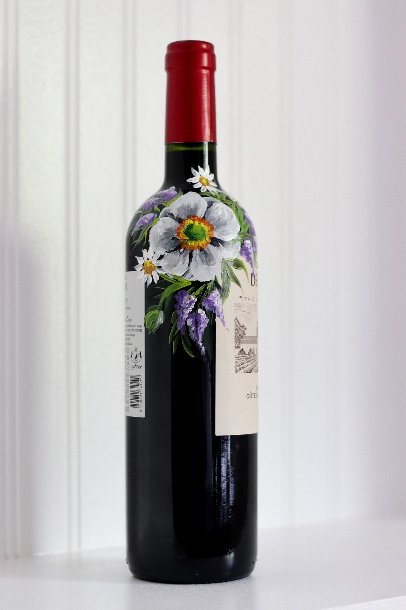 Wine Bottle Painting - image 1 - student project