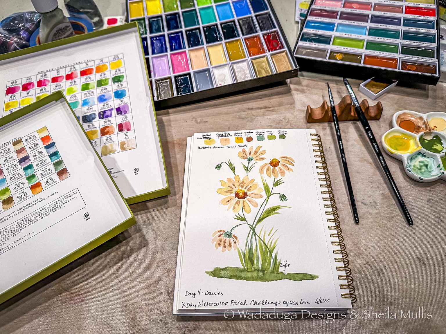 9-Day Watercolor Florals Challenge - image 7 - student project