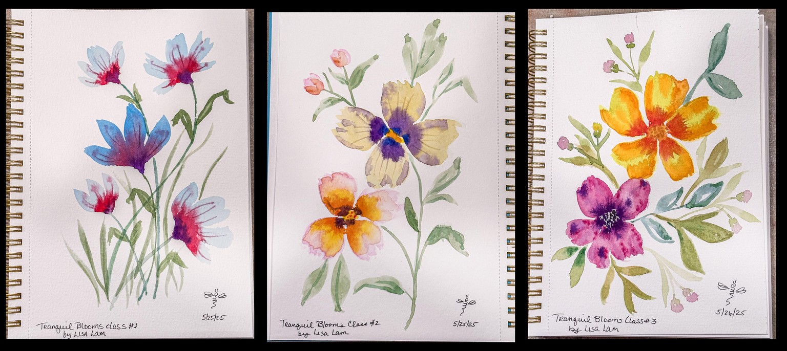 Tranquil Flowers - image 1 - student project