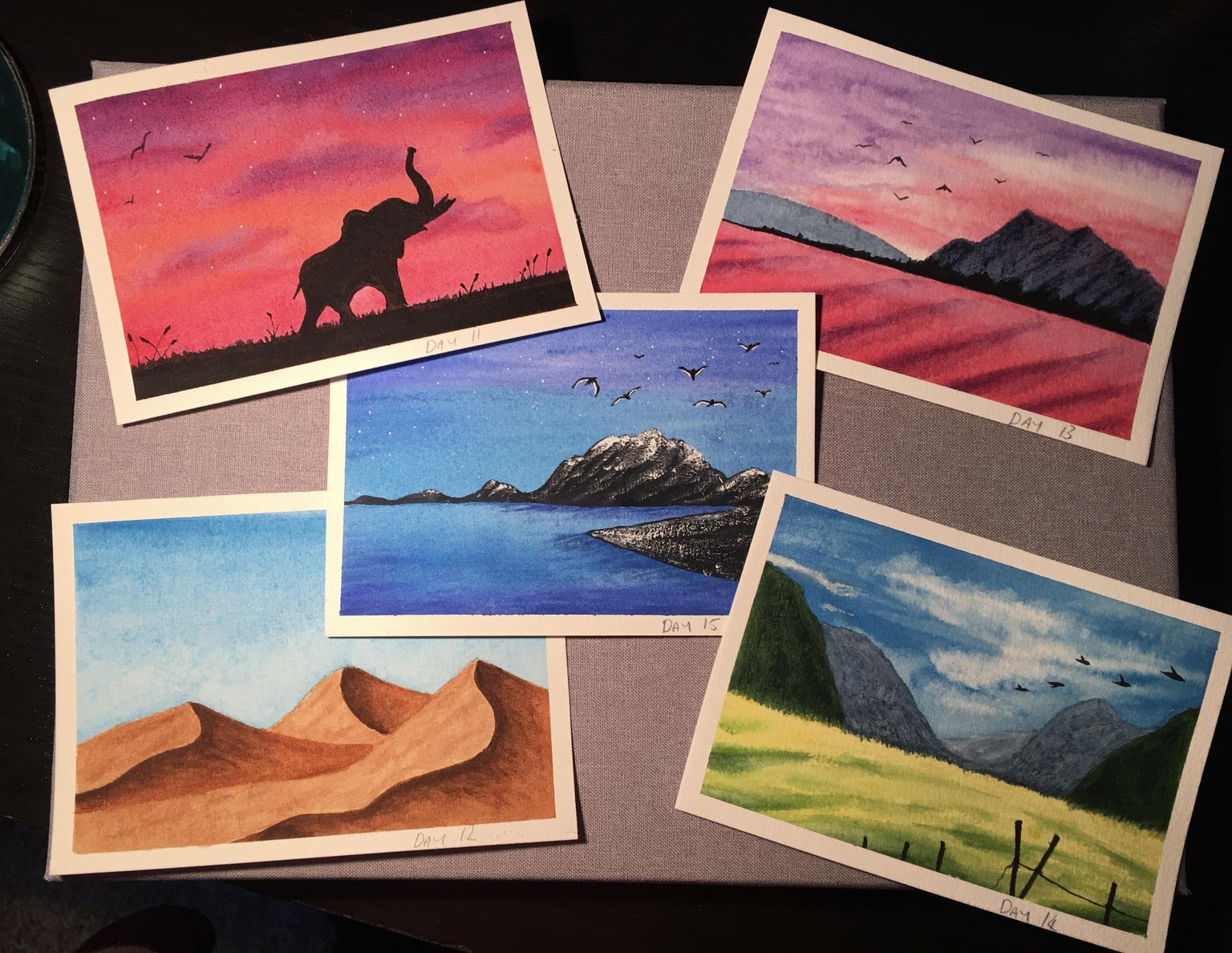 30 Day Watercolour Challenge - image 13 - student project