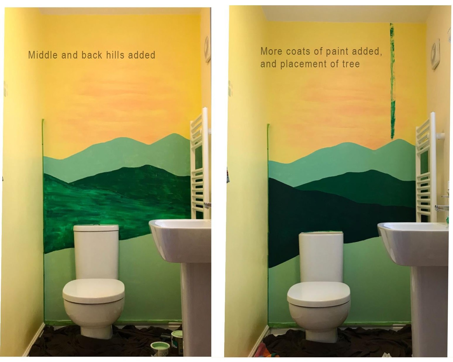 Bathroom Mural - image 2 - student project
