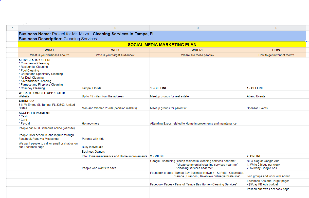 Cleaning Services Company - image 1 - student project