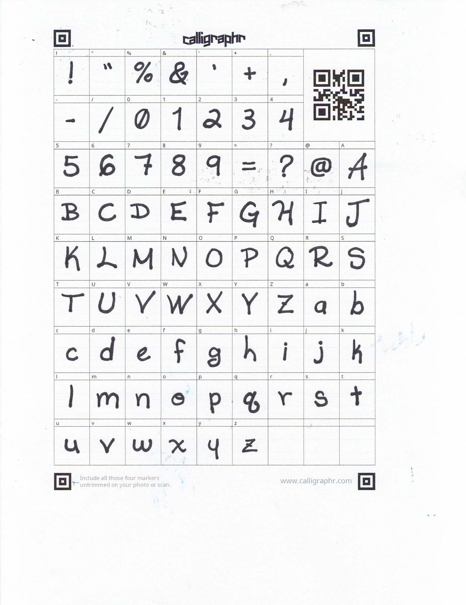 Steph's Font - image 1 - student project