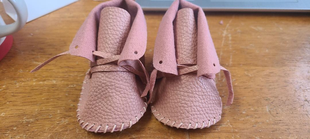 Leather Baby shoes - image 1 - student project