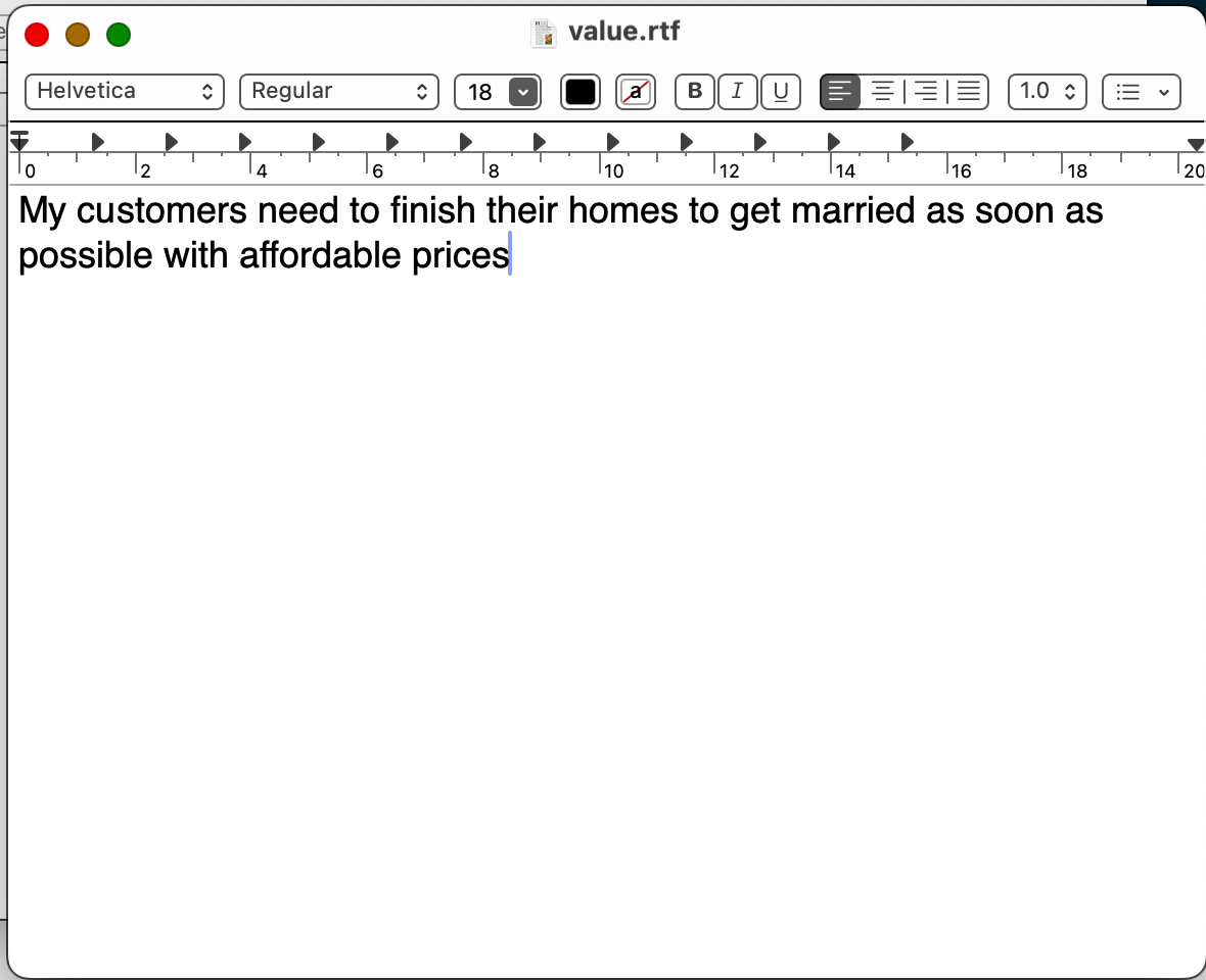 My business value - image 1 - student project