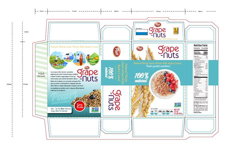Re-work Grape-Nuts cereal box - image 1 - student project