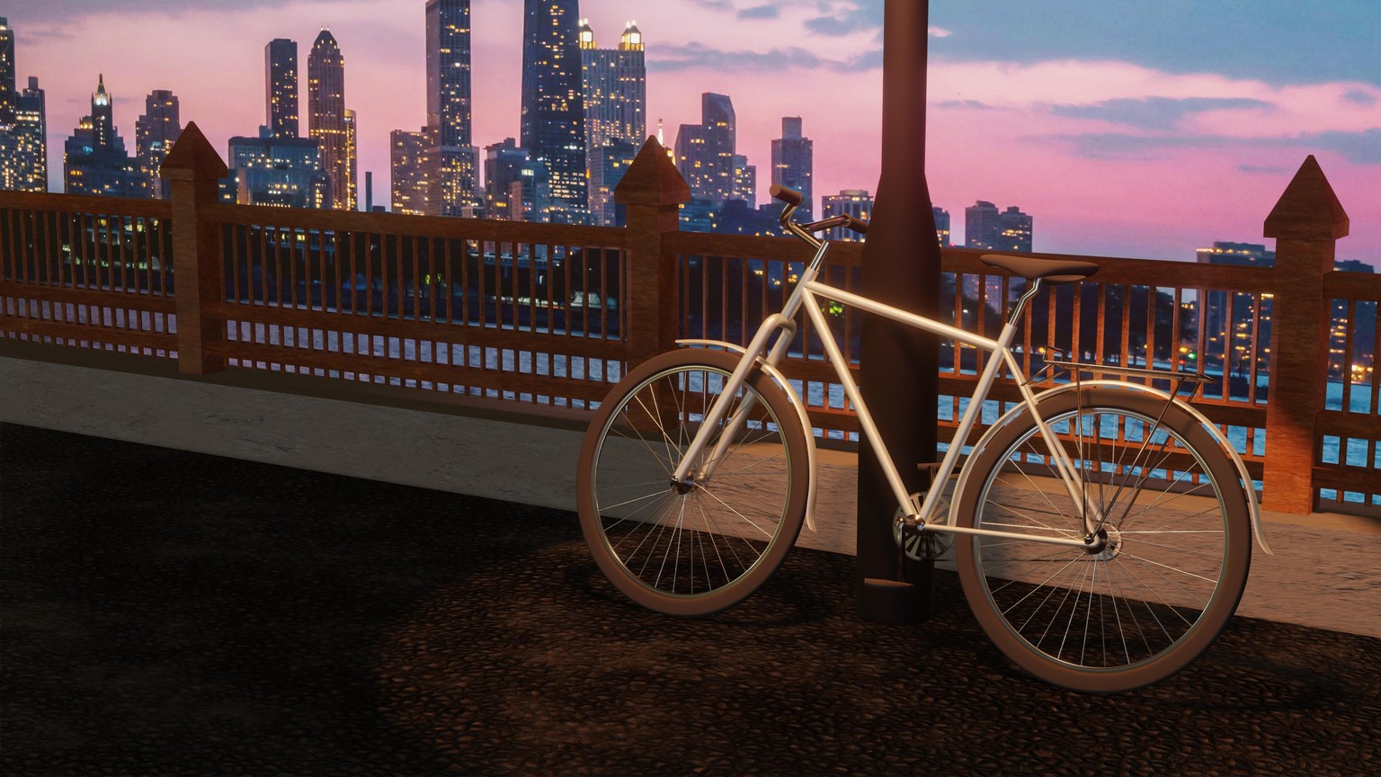 Bicycle Scene Practice - image 2 - student project
