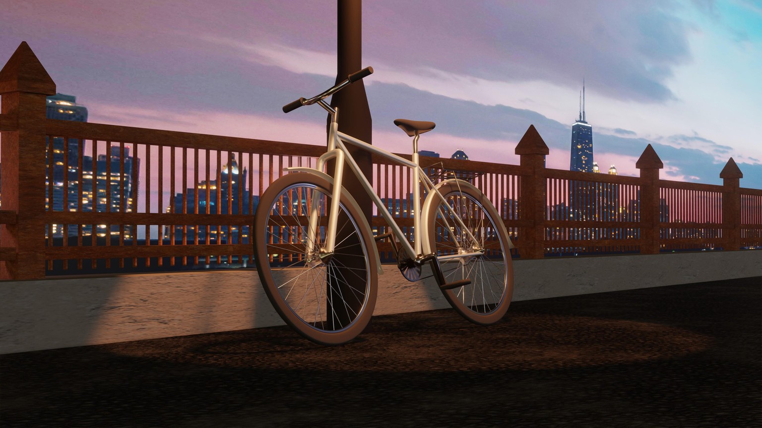 Bicycle Scene Practice - image 1 - student project
