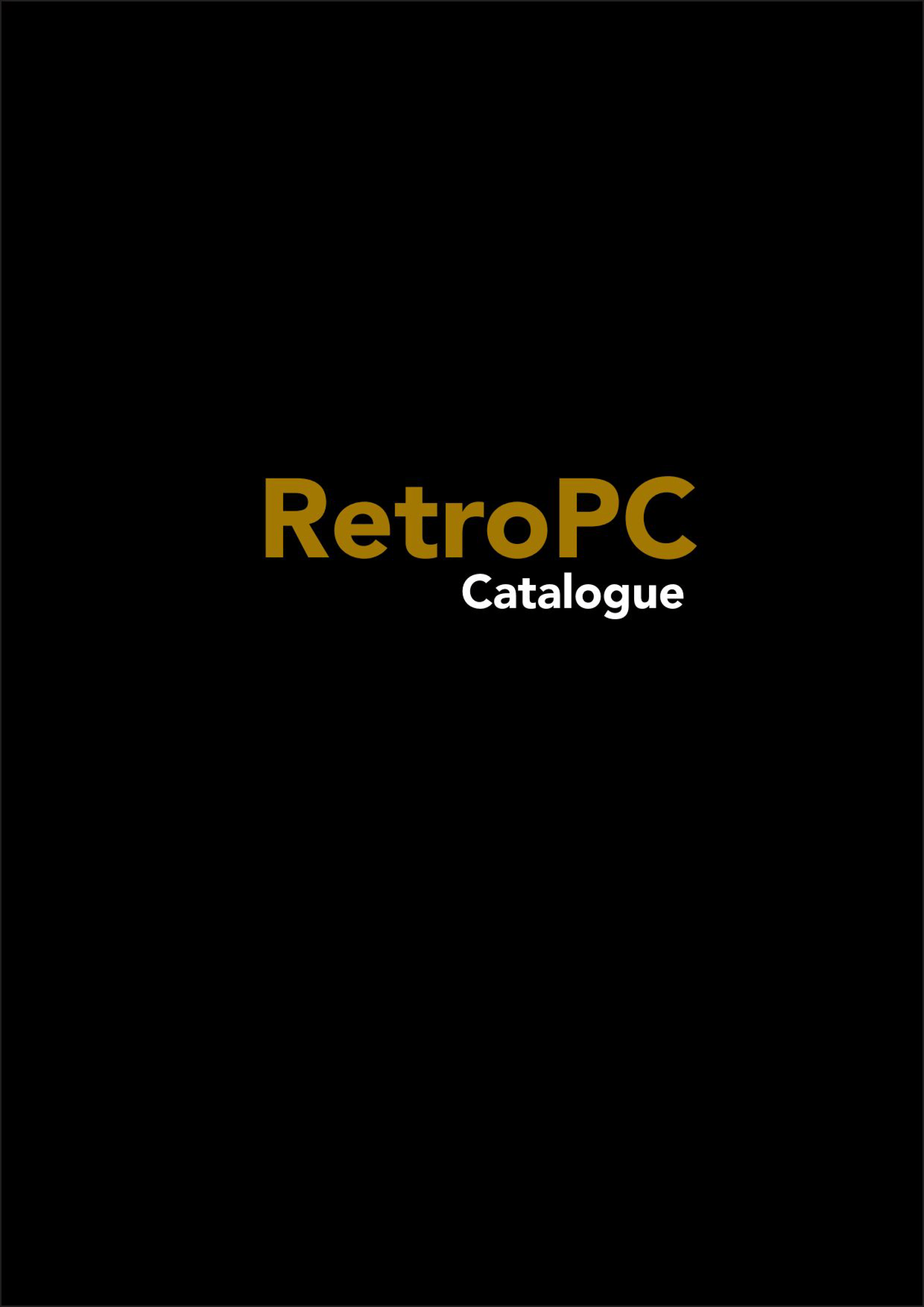 RetroPC catalogue - image 1 - student project