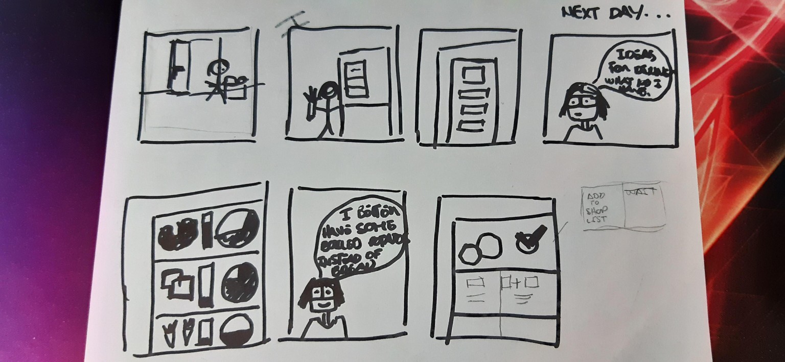Fridge App Prototype - image 3 - student project