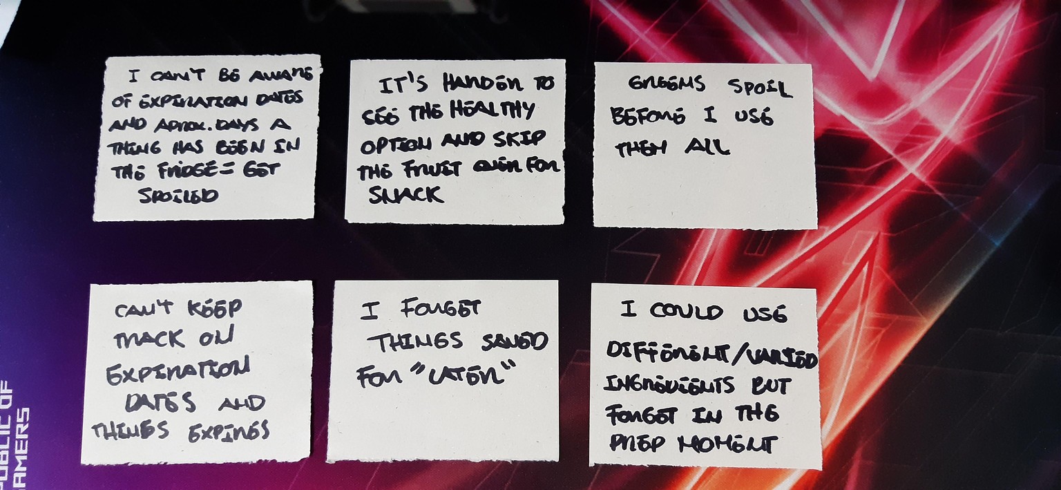 Fridge App Prototype - image 1 - student project