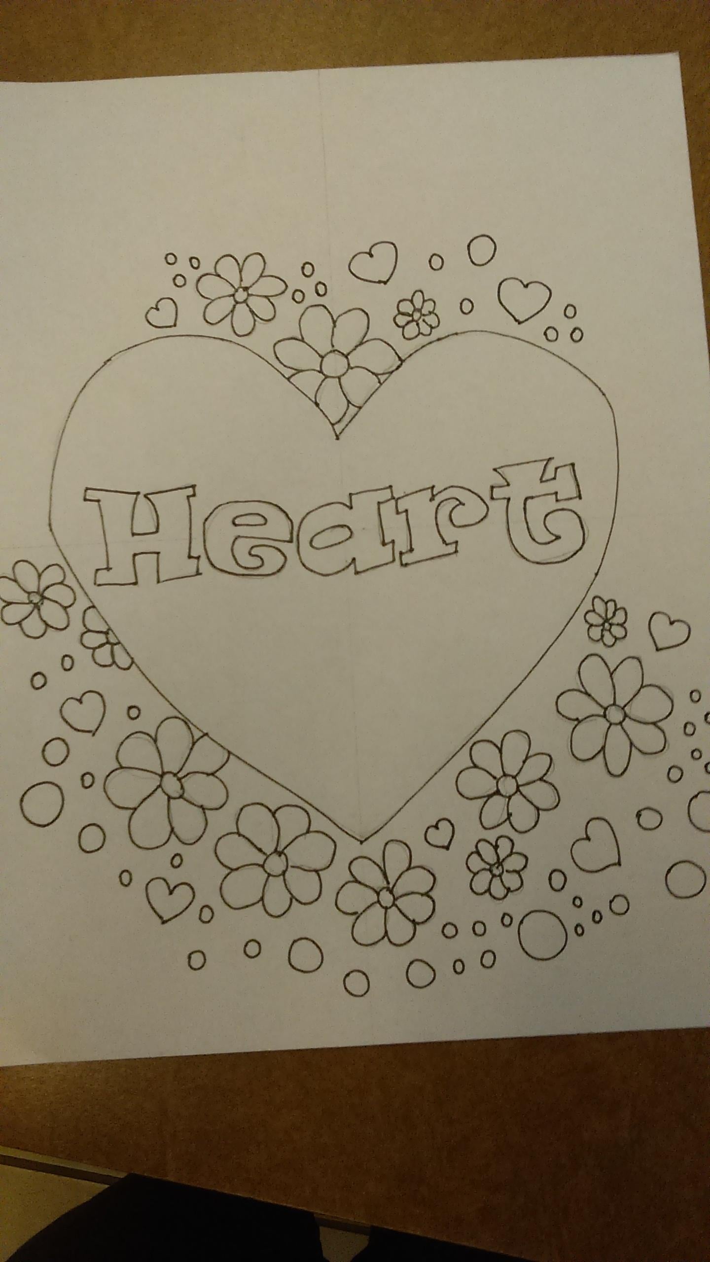 Guard Your Heart - 1st Ever Coloring Page  - image 2 - student project