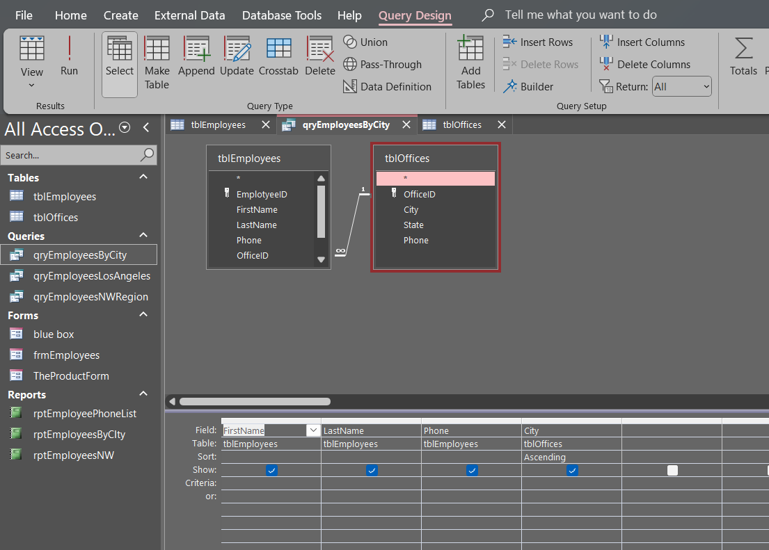 my access db - image 5 - student project