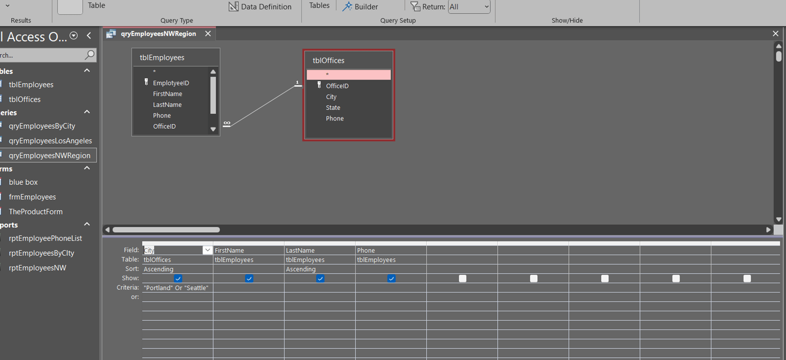 my access db - image 9 - student project
