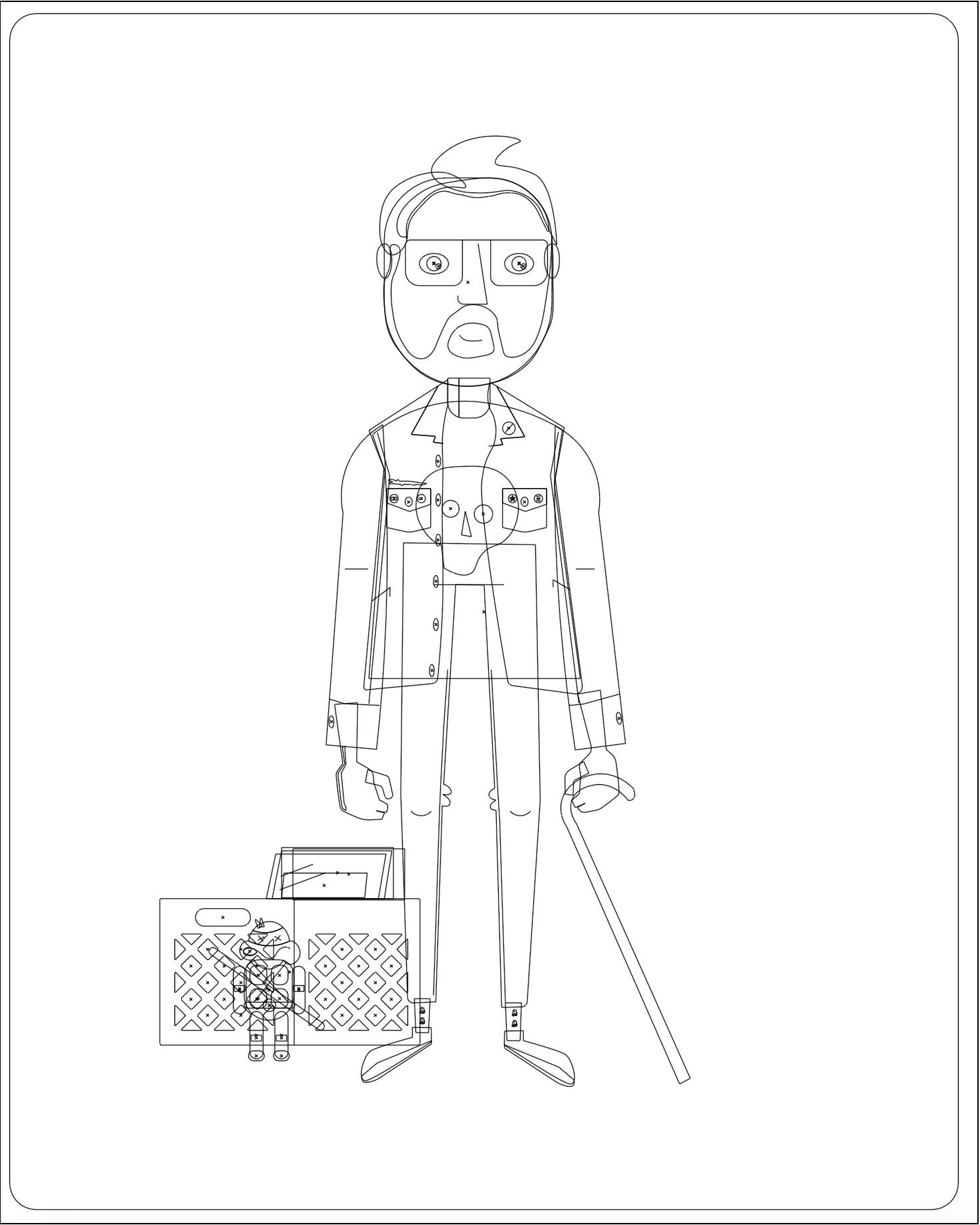 Stylized Self Portrait - image 1 - student project