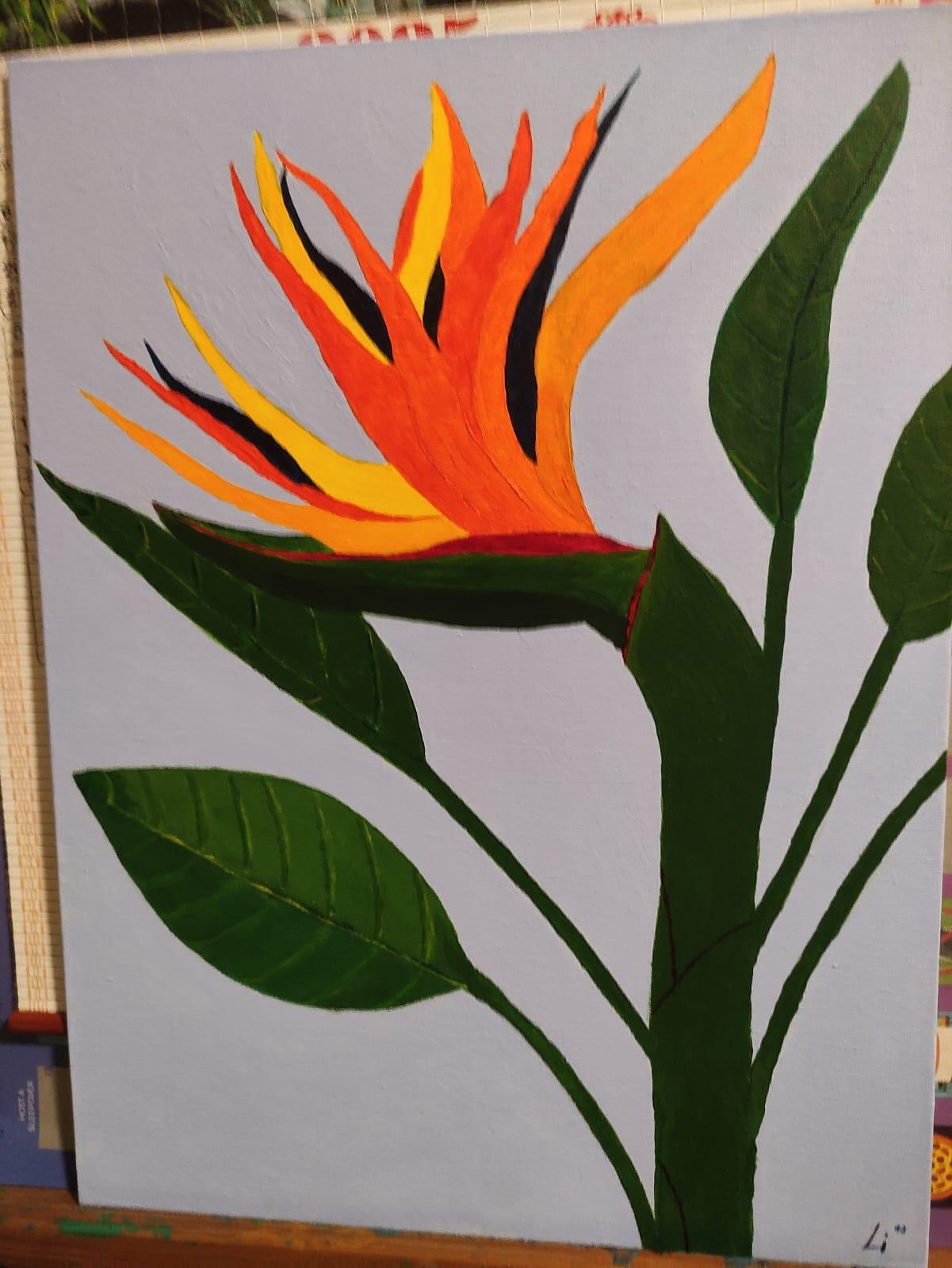 Acrylic flower - image 1 - student project