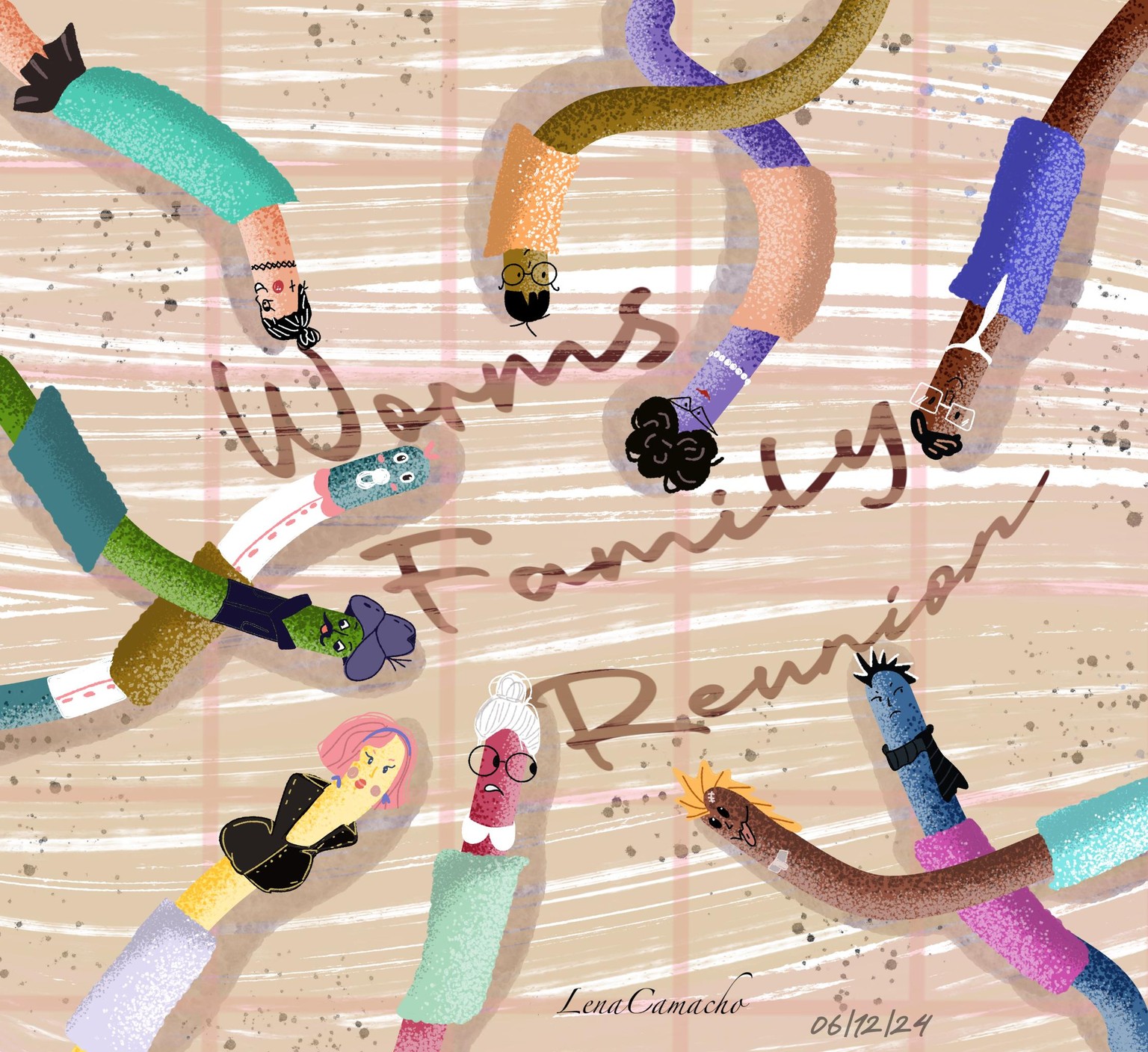 Worm’s family reunion - image 1 - student project
