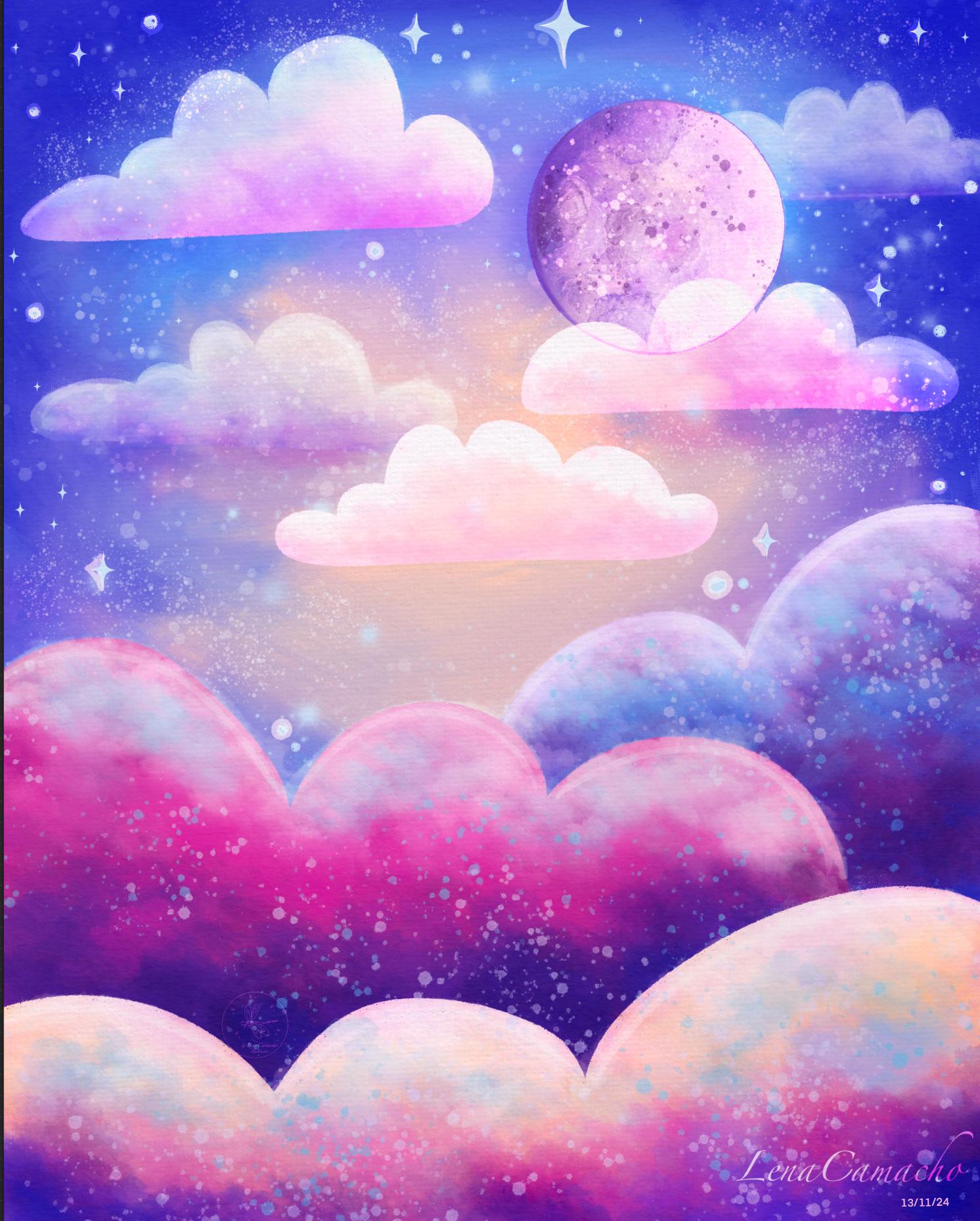 Dreamy night sky - image 1 - student project