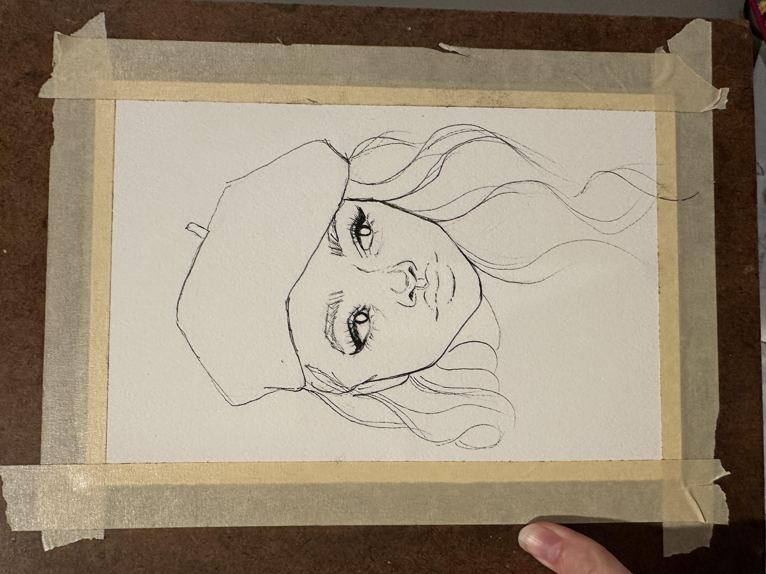 Water Color Portrait - image 1 - student project