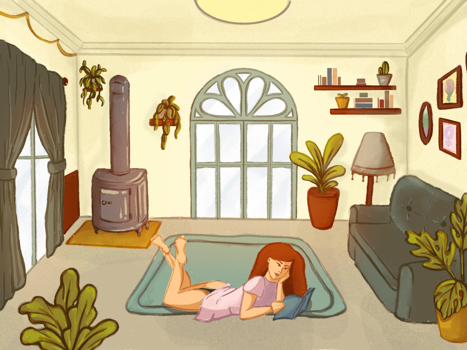 Warm Livingroom - image 2 - student project