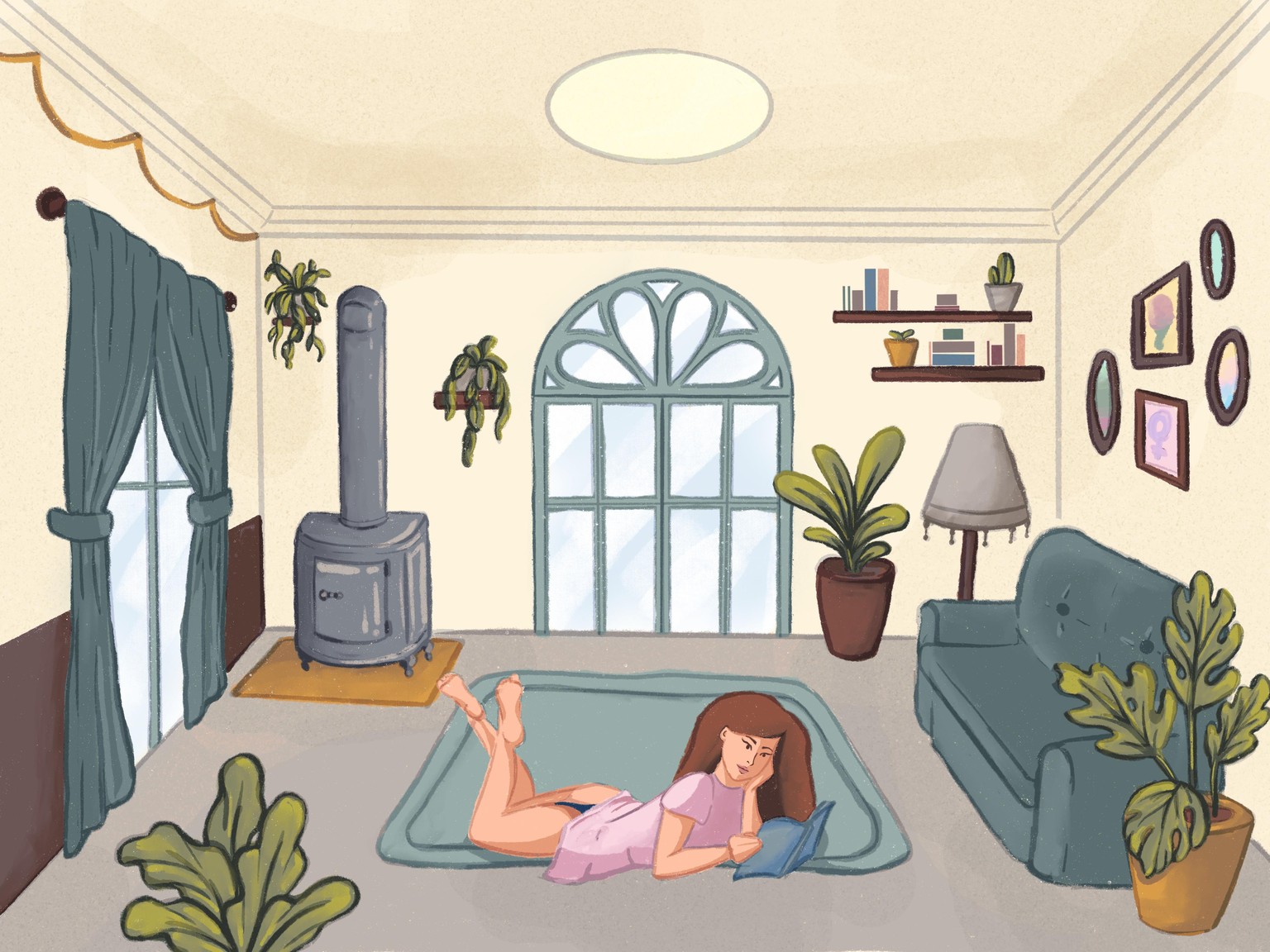 Warm Livingroom - image 1 - student project