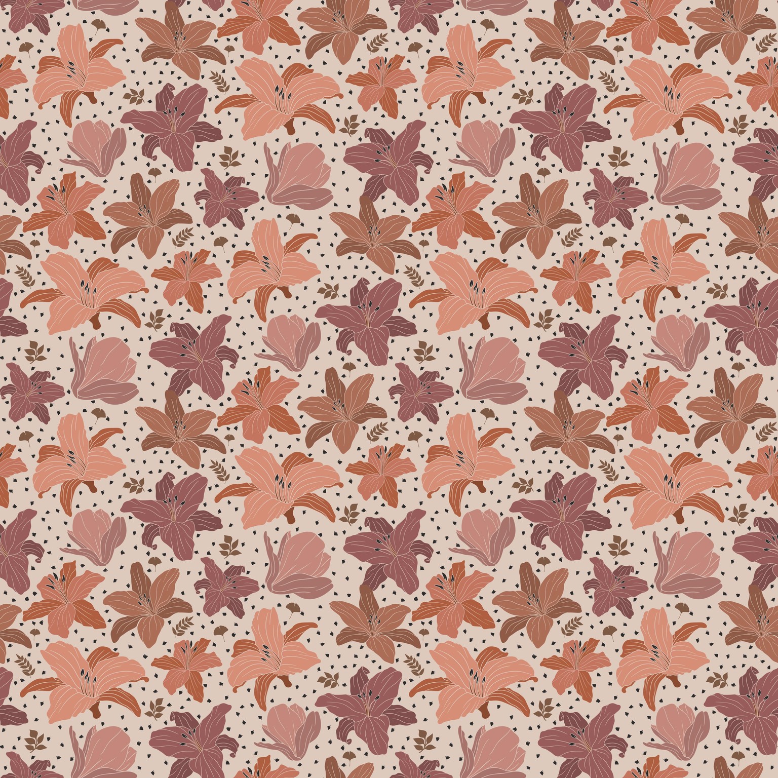 Lily Diamond Pattern - image 1 - student project