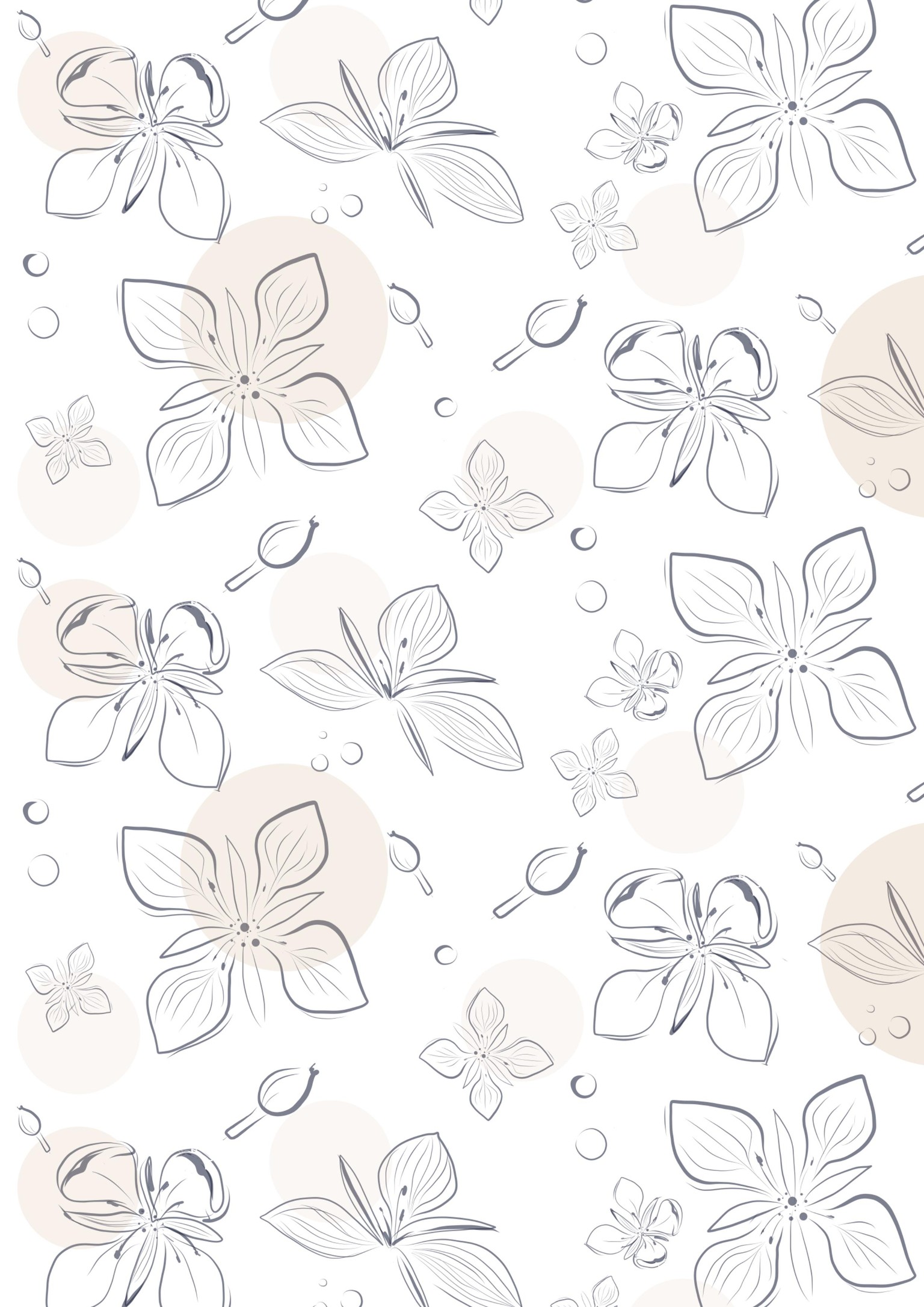 Flower blossom pattern - image 1 - student project