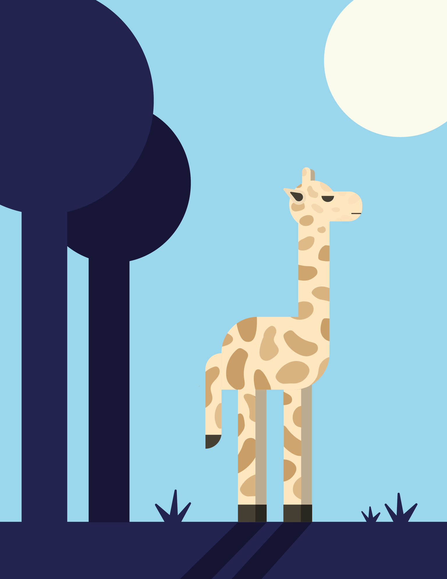bored giraffe and more! - image 1 - student project