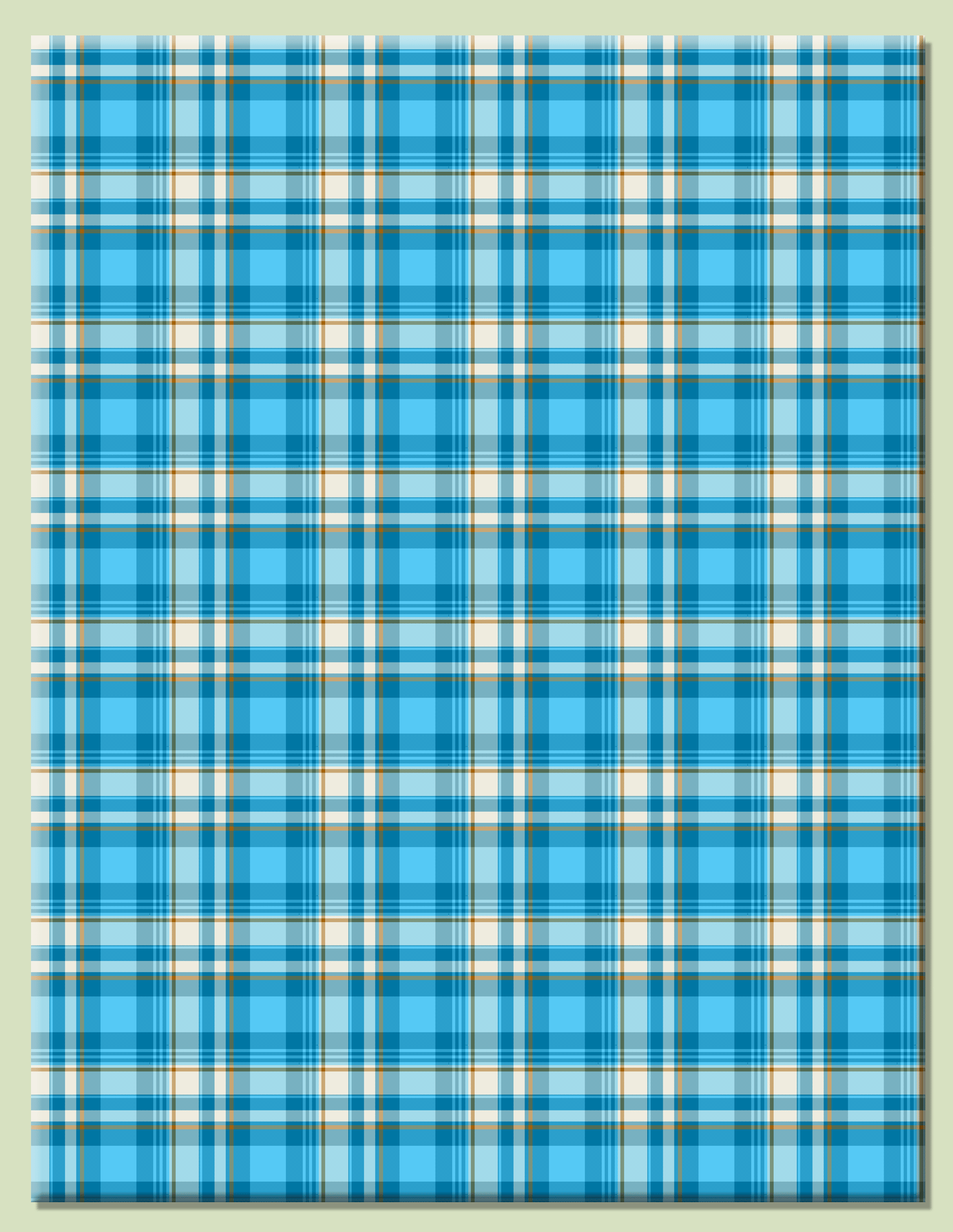 CLYDE'S Blue Bayou Plaid - image 1 - student project
