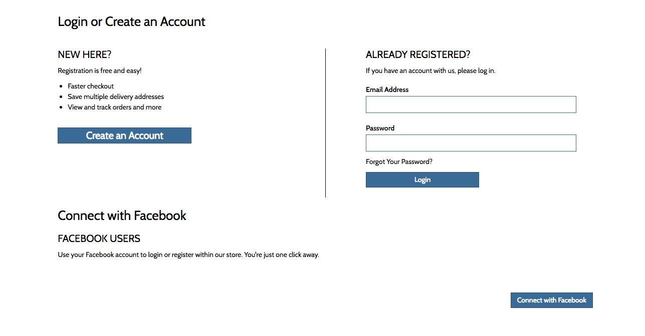 Sign In/ Register  - image 1 - student project