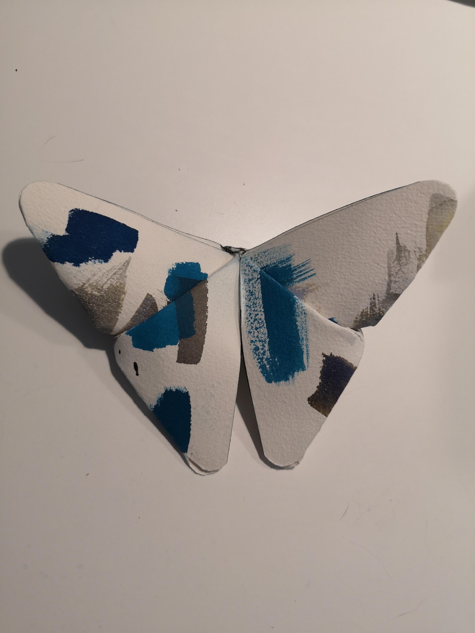Origami watercolor butterfly - image 1 - student project