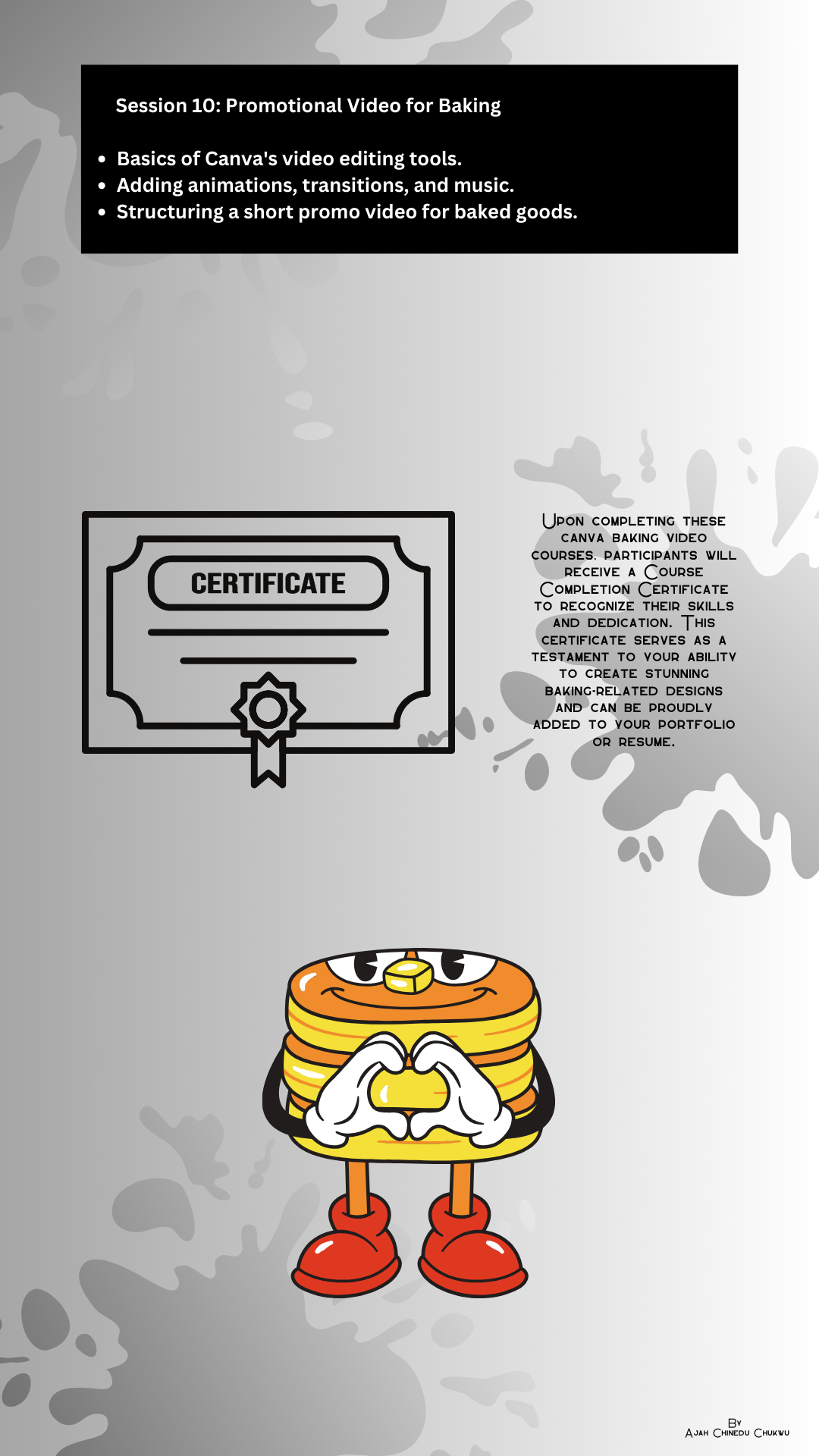 Dr Mickey Baking Boot Camp Landing Page Design - image 5 - student project