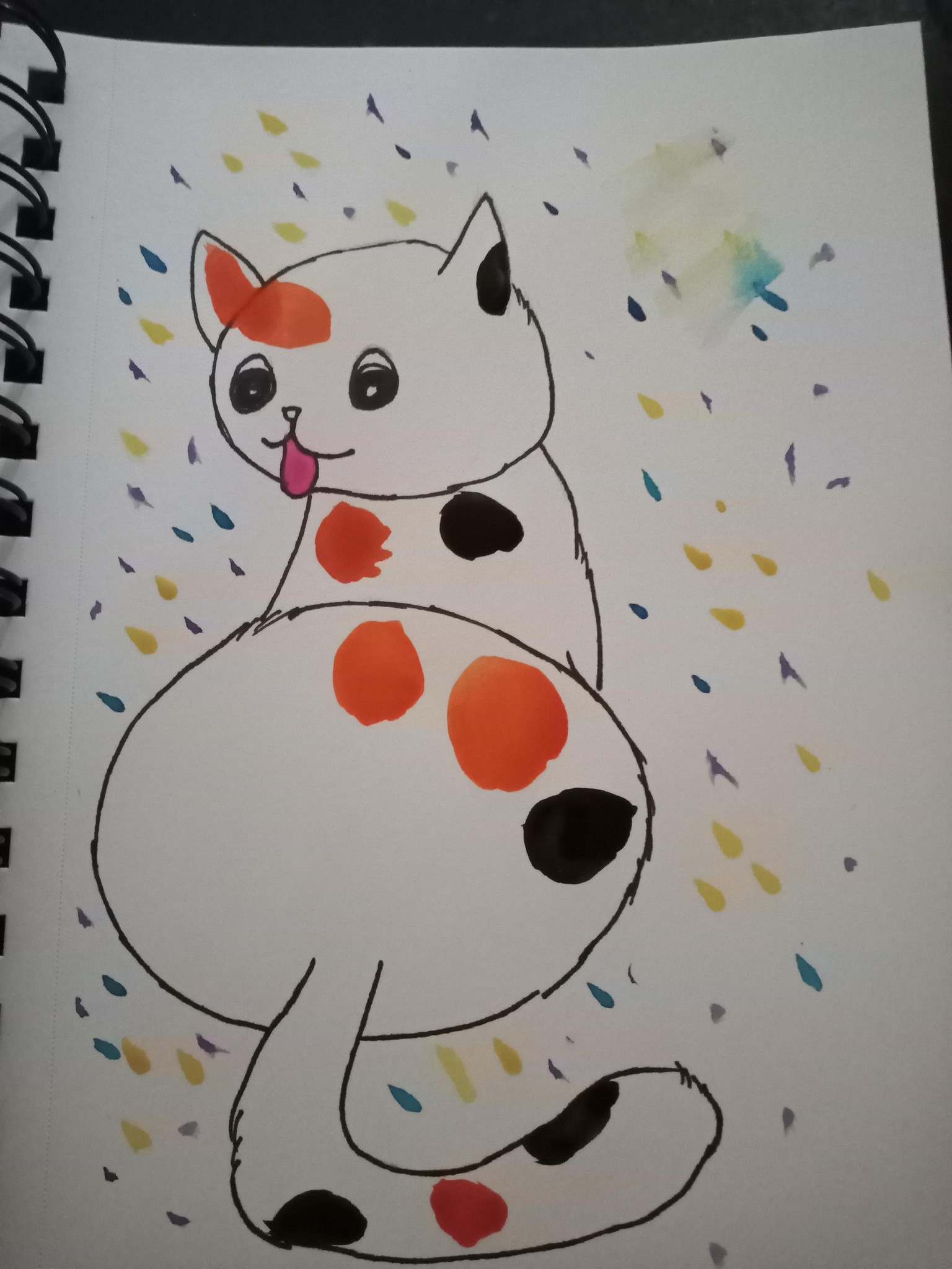 Calico cat - image 1 - student project