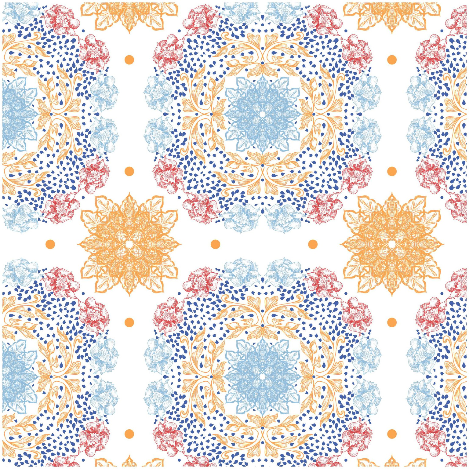 Mandala pattern - image 1 - student project