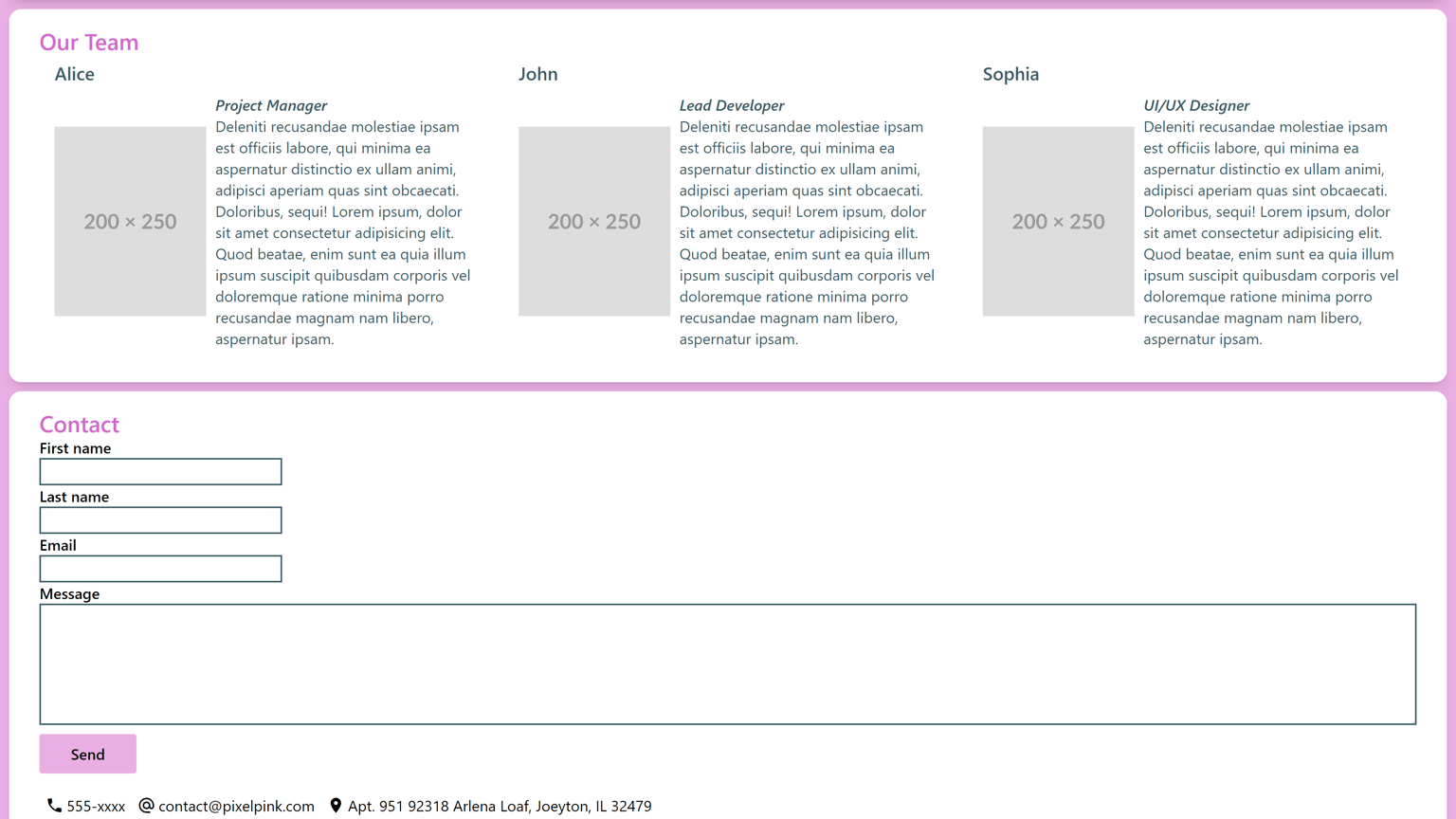 My react fundamentals project - image 2 - student project