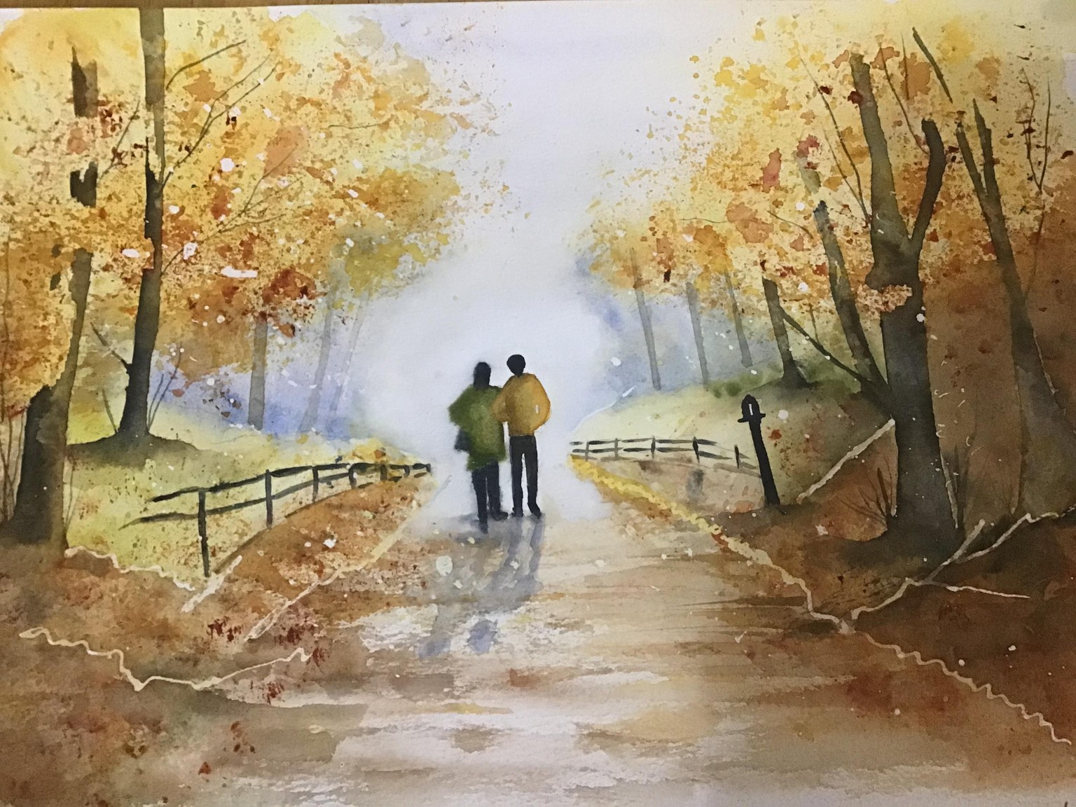 Autumn trees - image 1 - student project