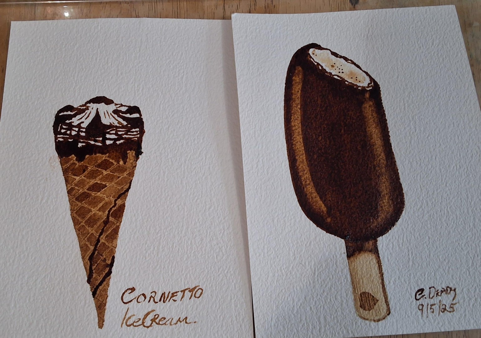 Chocolate ice cream with coffee - image 2 - student project