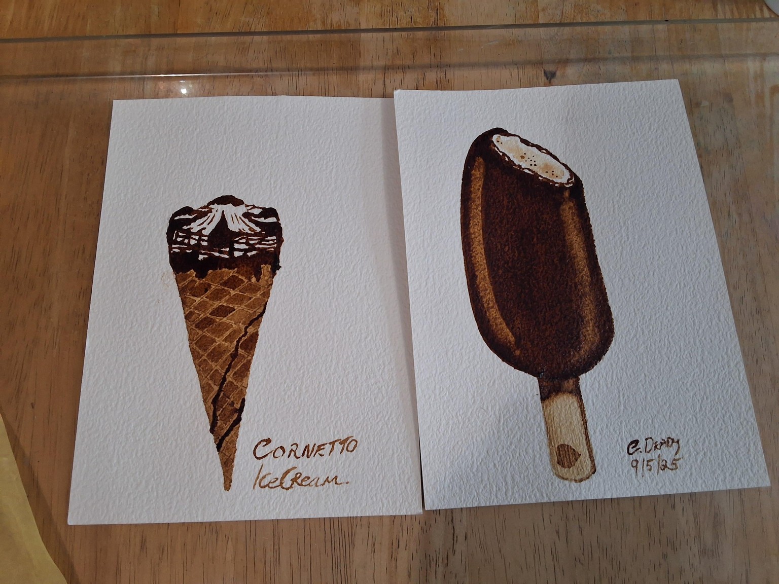 Chocolate ice cream with coffee - image 1 - student project