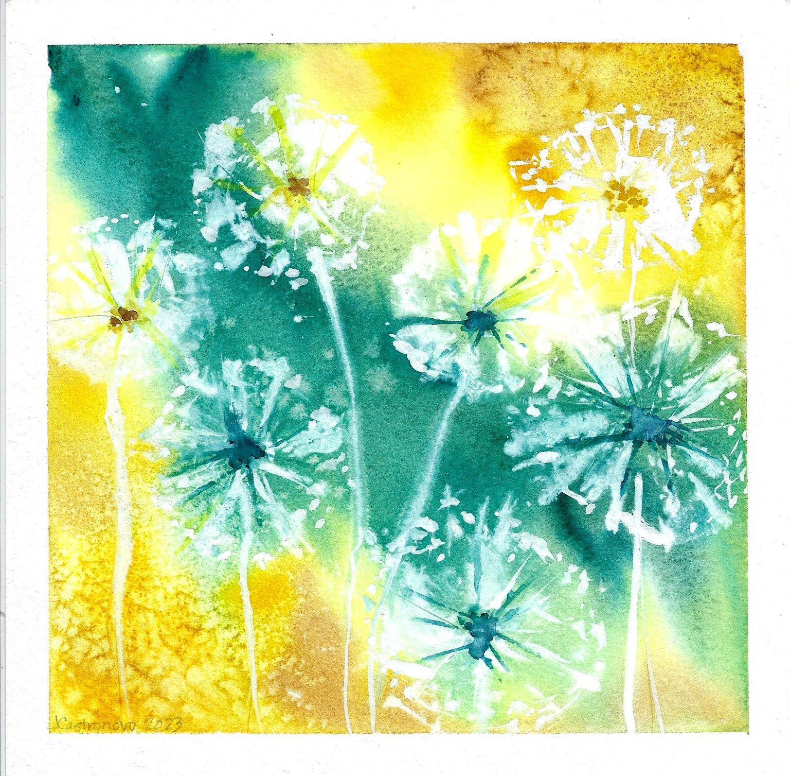 Loose and Textured Florals - image 3 - student project