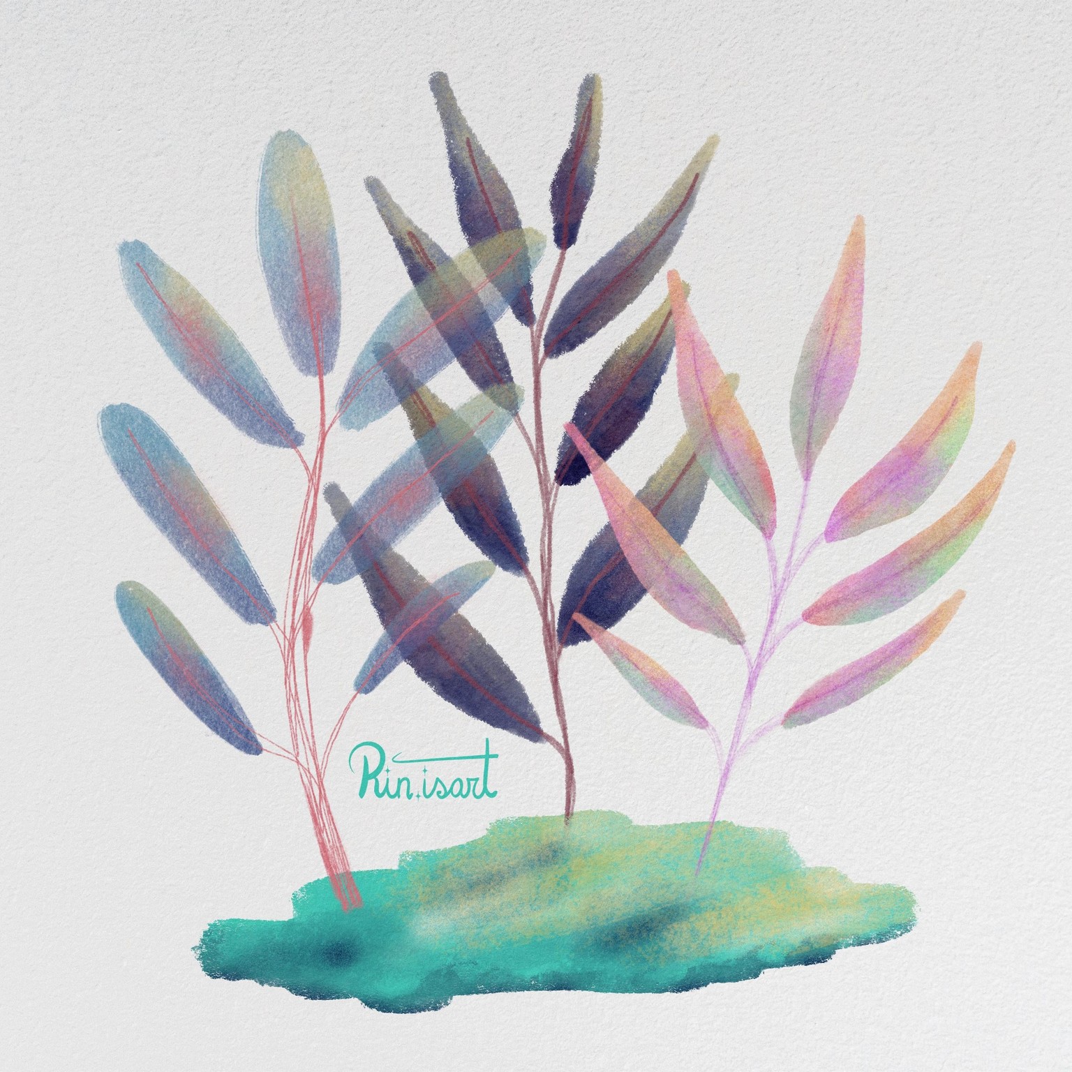 My little trees | Experimenting with texture! - image 1 - student project