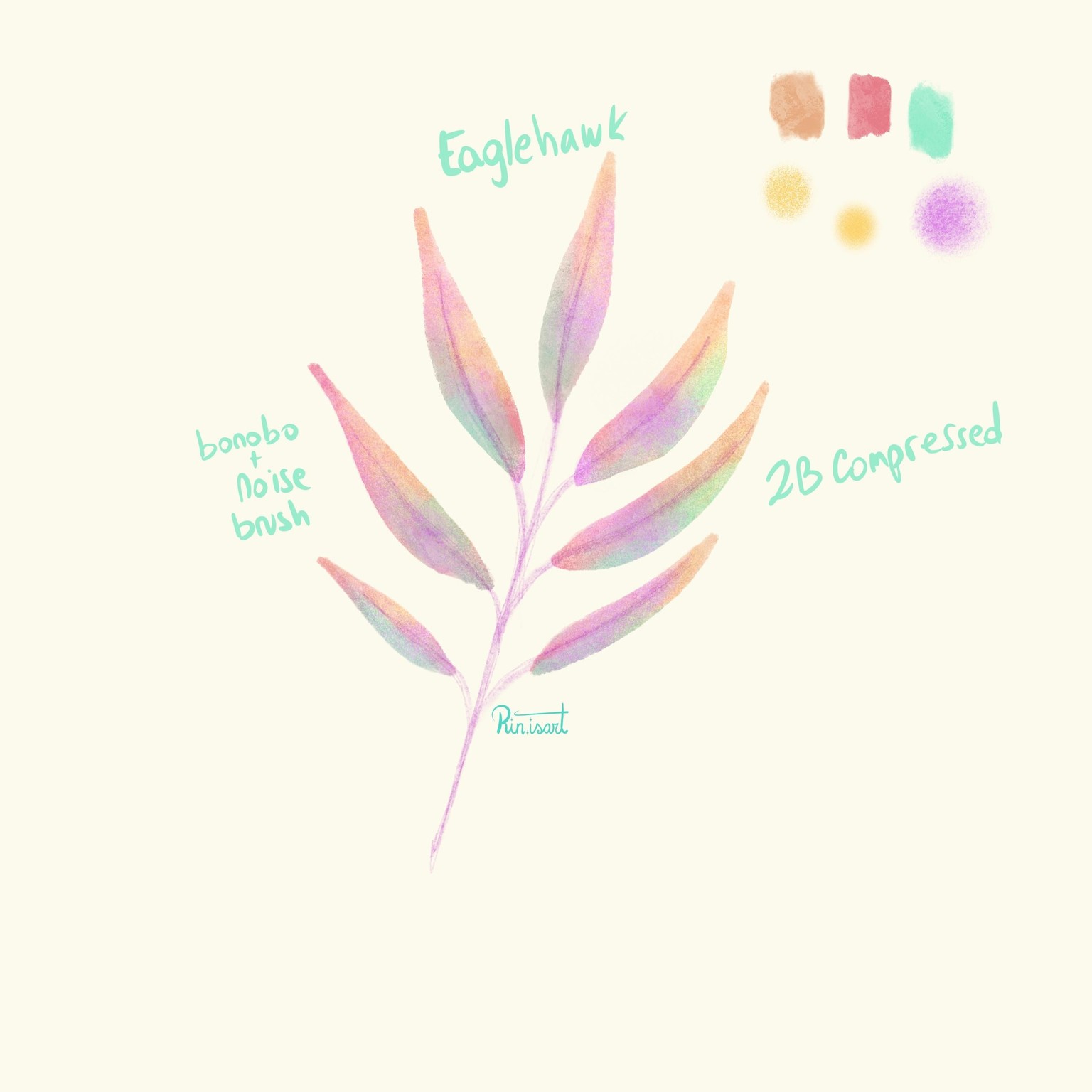 My little trees | Experimenting with texture! - image 3 - student project