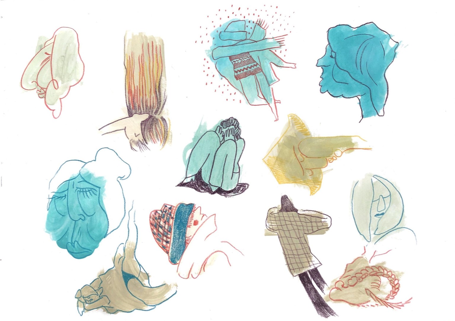 Character Illustrations - image 1 - student project