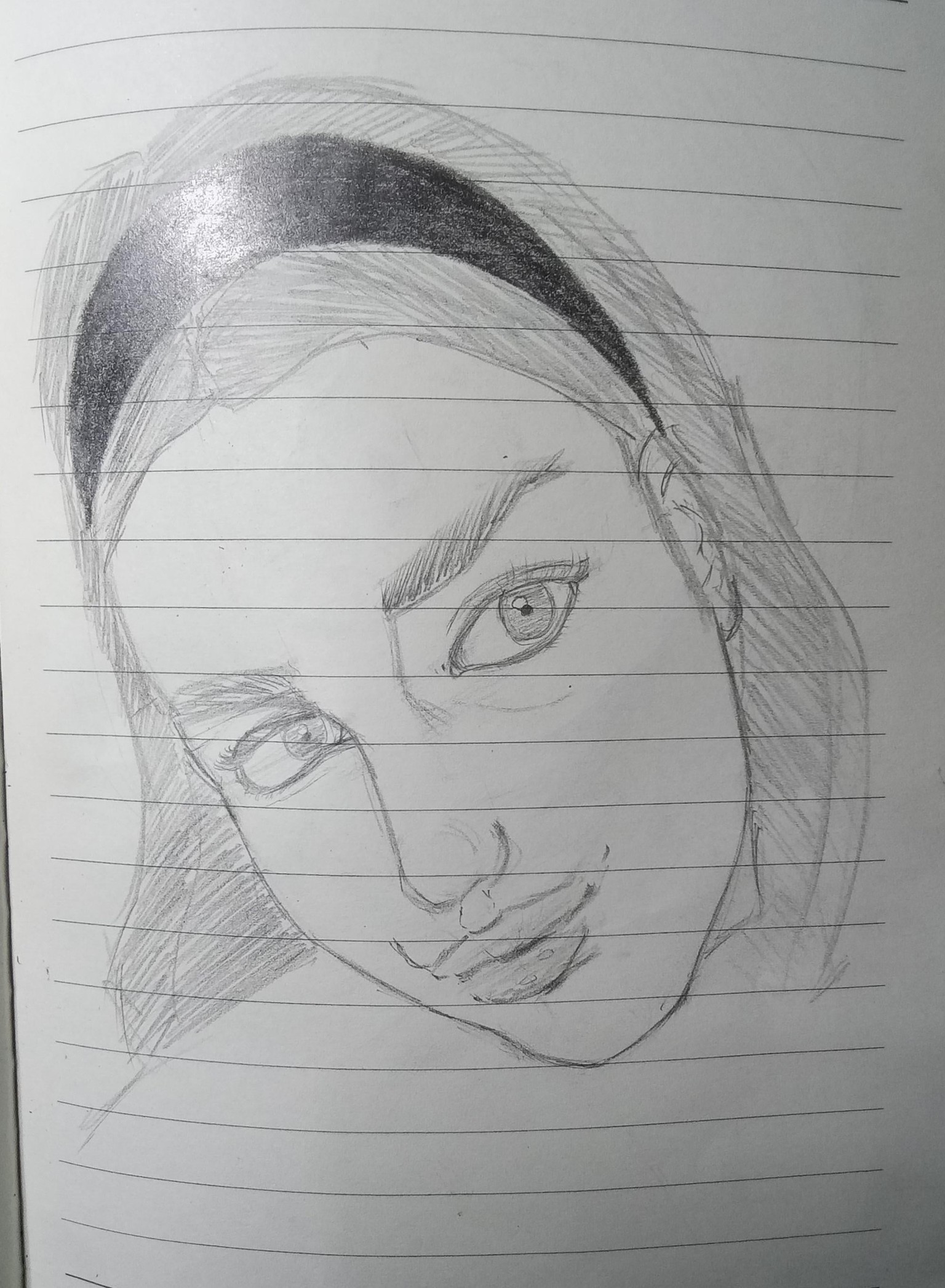 Practice how to draw hair - image 2 - student project