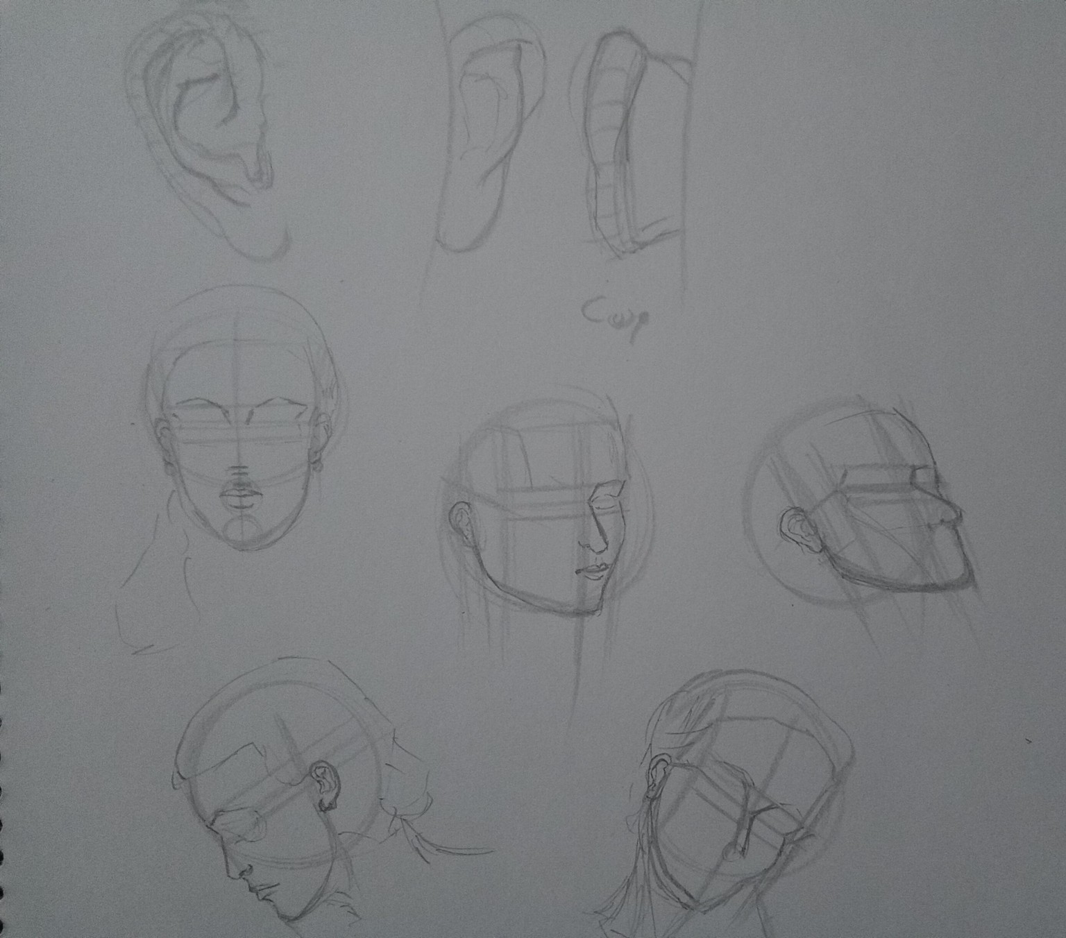 Drawing the head- Facial features - image 5 - student project