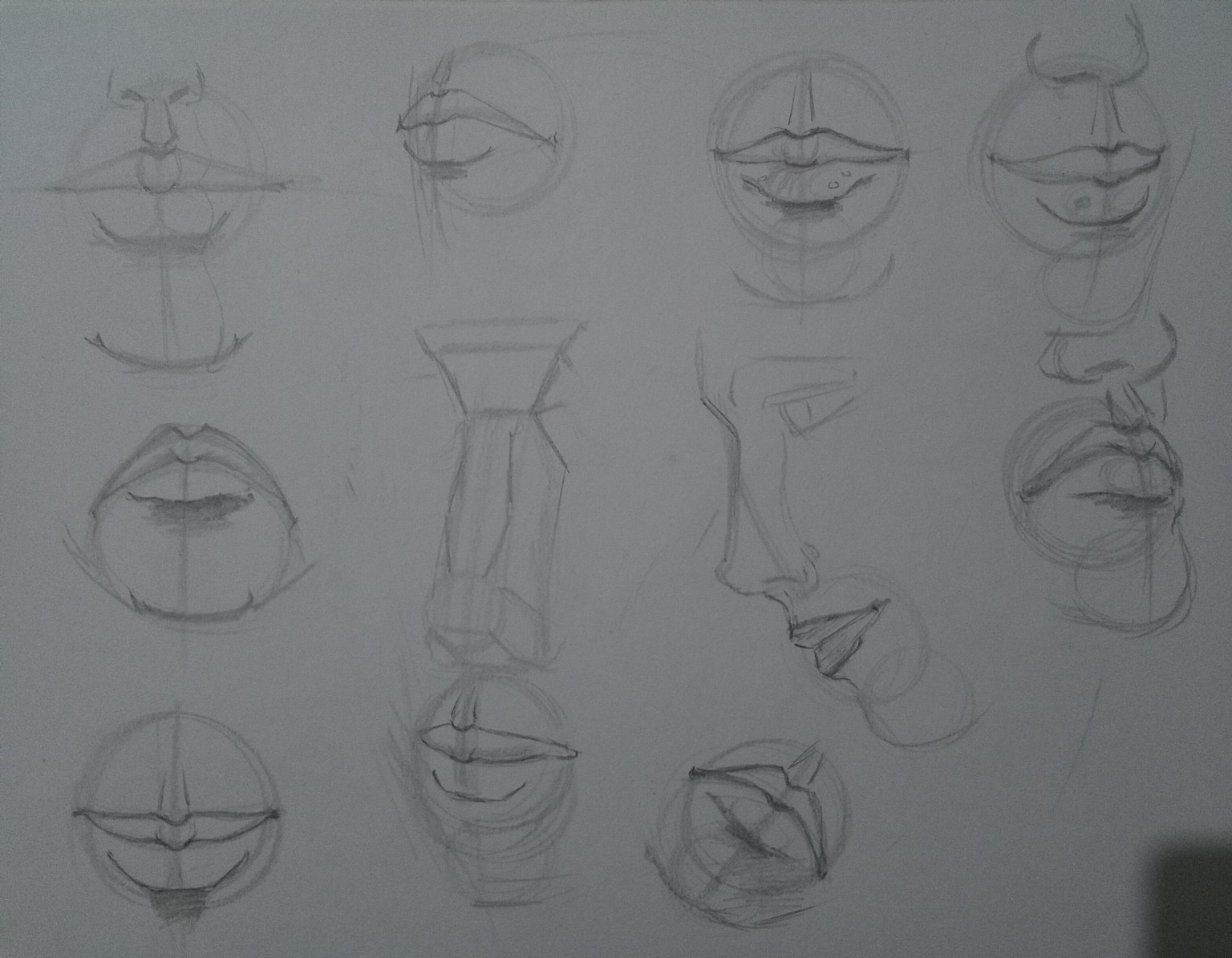 Drawing the head- Facial features - image 4 - student project