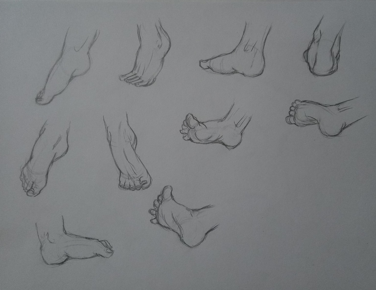 How to draw feet - image 1 - student project