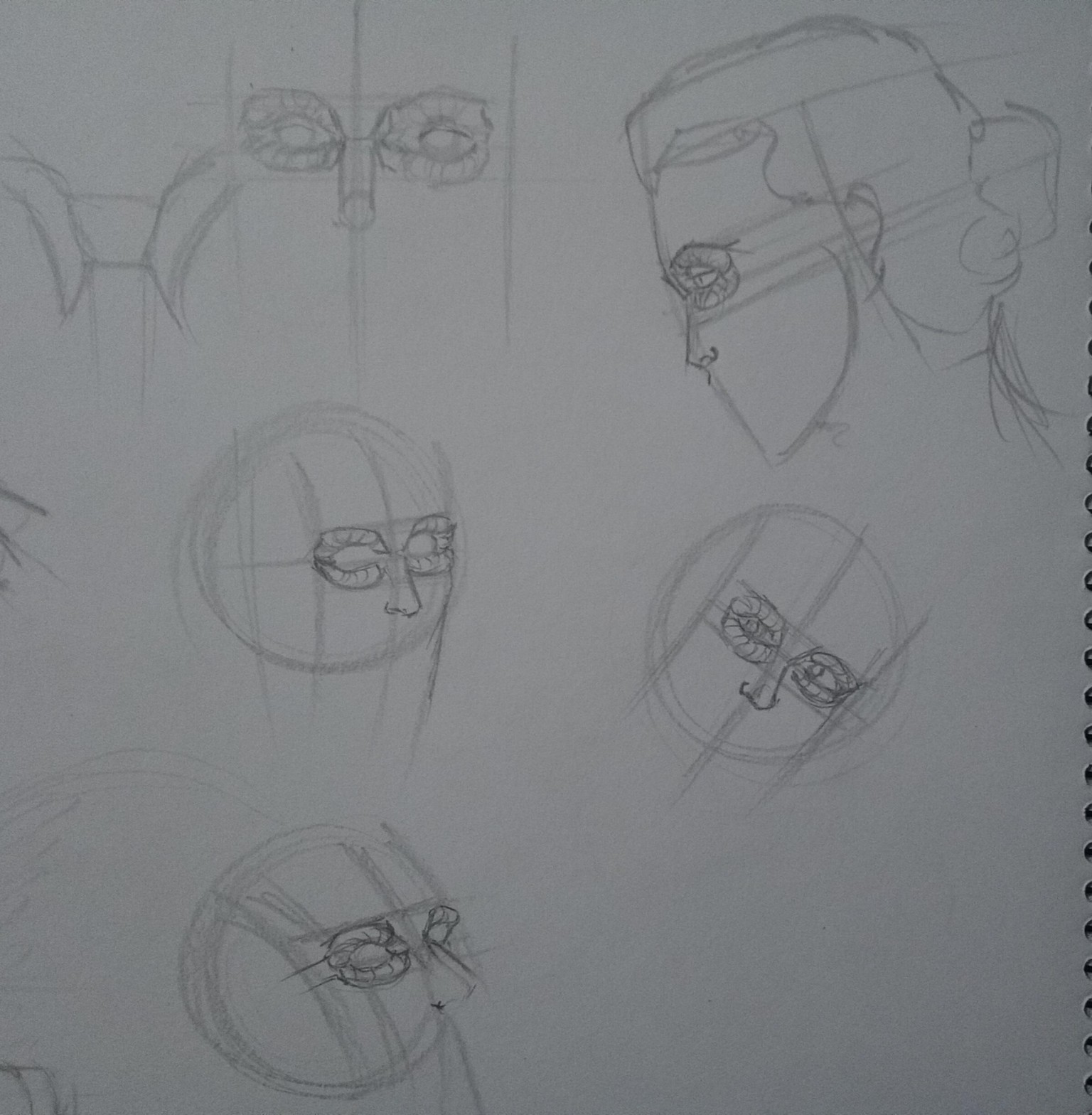 Drawing the head- Facial features - image 1 - student project
