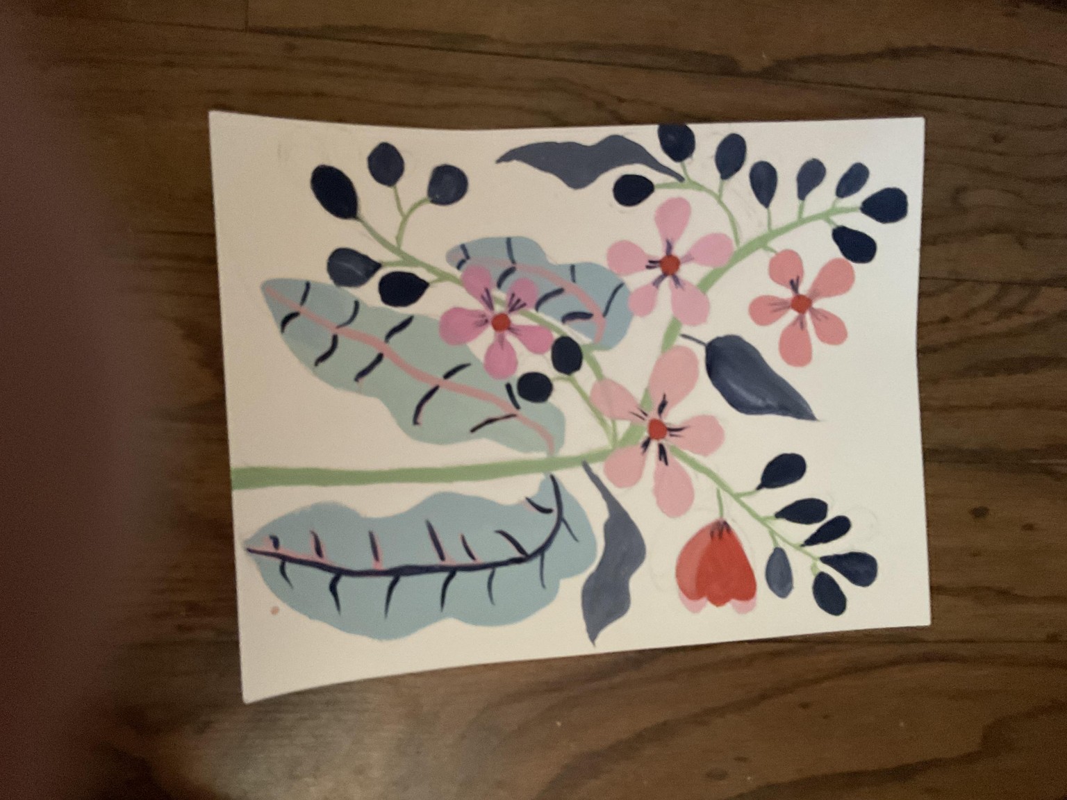 Old timey floral - image 1 - student project