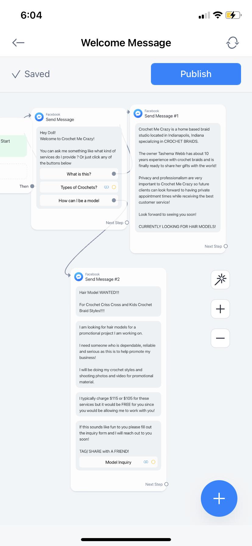 Default Reply FB and Welcome Message - image 1 - student project
