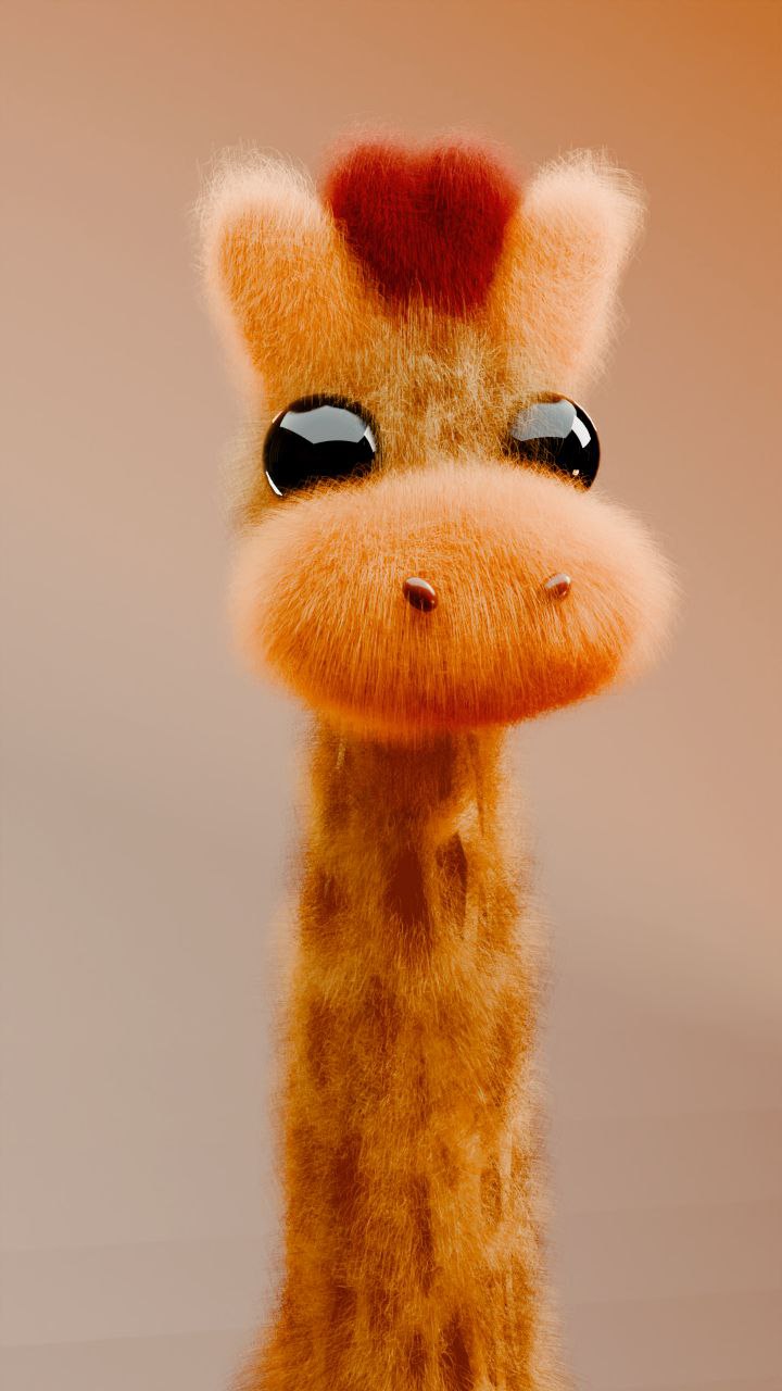 Fluffy Giraffe - image 1 - student project
